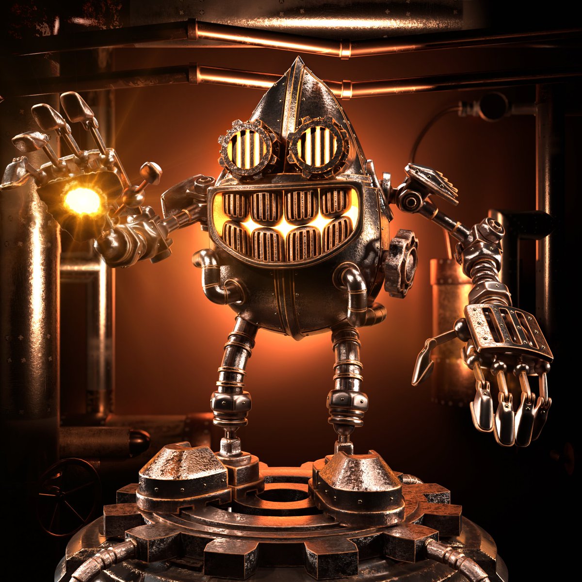 Furious Flowers (@furiousflowers) on Twitter photo Another General joins the battlefield: The Copper Golem!  
This A.I. Seed evaporates his enemies with the slightest touch... 🖐️😈 Another General joins the battlefield: The Copper Golem!  
This A.I. Seed evaporates his enemies with the slightest touch... 🖐️😈