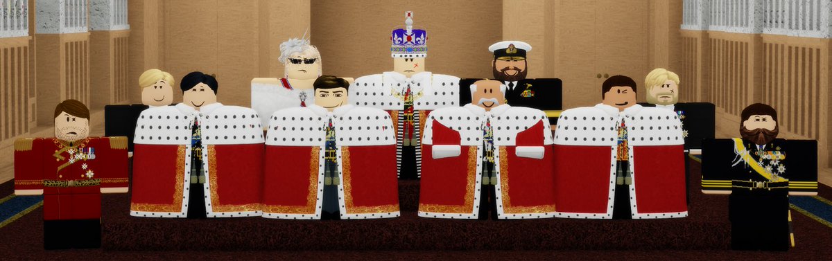 roblox_royal's tweet photo. The King hosted a reception of sovereign monarchs and their representatives who attended the Coronation. https://t.co/wmclTJKXW7