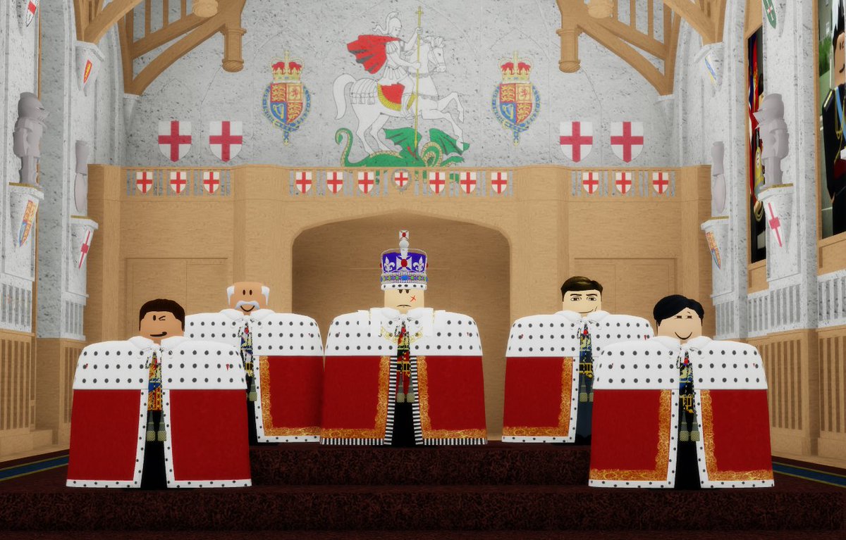The King hosted a reception of sovereign monarchs and their representatives who attended the Coronation.