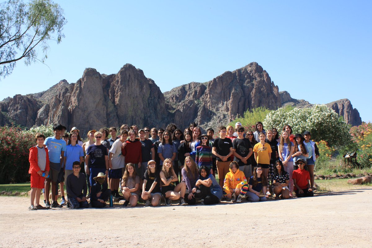 herbergeracad's tweet photo. After a 2 year hiatus due to Covid, Herberger Young Scholars Academy returned to Saguaro Lake Ranch Resort for its annual Spring trip. 

Saguaro this year included tubing/kayaking the river, time in the pool, card games, camp fires, hanging out , and a whole lot of Gaga Ball. https://t.co/tQMqHRRIh6