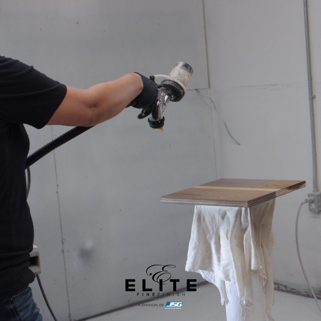 elitefinefinish's tweet photo. TGIF! What have you sprayed this week? We want to see! 
-
-
-
#tgi #finefinish #elitefinefinish #woodworking #automotive #spraygun #cabinetpainting #finishing #refinishing #offthegun https://t.co/nJtG2pwqrB