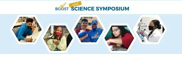 boostatduke's tweet image. Need a BOOST at the end of a long week? Tune in to our end-of-year #ScienceSymposium tomorrow morning to meet the Scholars, Coaches, Junior Leaders, and staff who make BOOST the fun and supportive learning community we know and love. #NCSTEM #BOOSTatDuke buff.ly/3lrQqq1