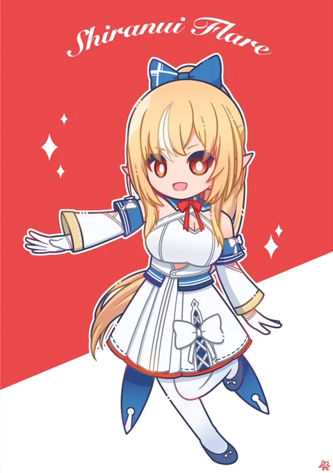 フレアちゃん描きました❤️🔥
#しらぬえ 