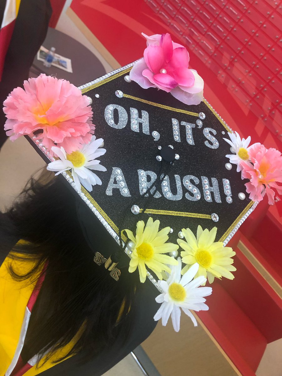 NJIT's tweet photo. Just a few of the amazing caps on display at our colleges and school ceremonies through out the day today. We canβt wait to see you at The Rock @PruCenter bright and early on Tuesday morning. #NJITGrad https://t.co/FyBFwpaWDX