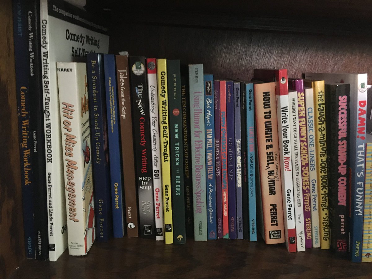 PerretRt's tweet photo. #GenePerret’s ROUND TABLE came out w/ their Summer Reading List for comedy writers &amp; performers. Get free by emailing info@comedywritersroom.com #WritingCommunity #comedywriter #amwriting #standupcomedy #Comedian https://t.co/bBWc0ExIUe