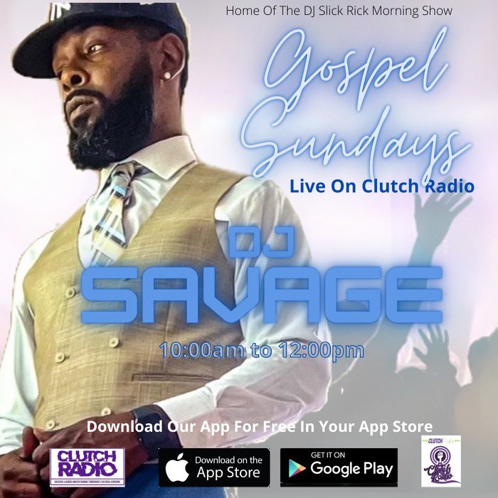 DJSavageSounds's tweet photo. Tune in to #CLUTCHRADIO on Sunday morning to tap in!!! #oohdjsavage #cincinnati #radio #gospel #realdj https://t.co/wA2n4qb63W