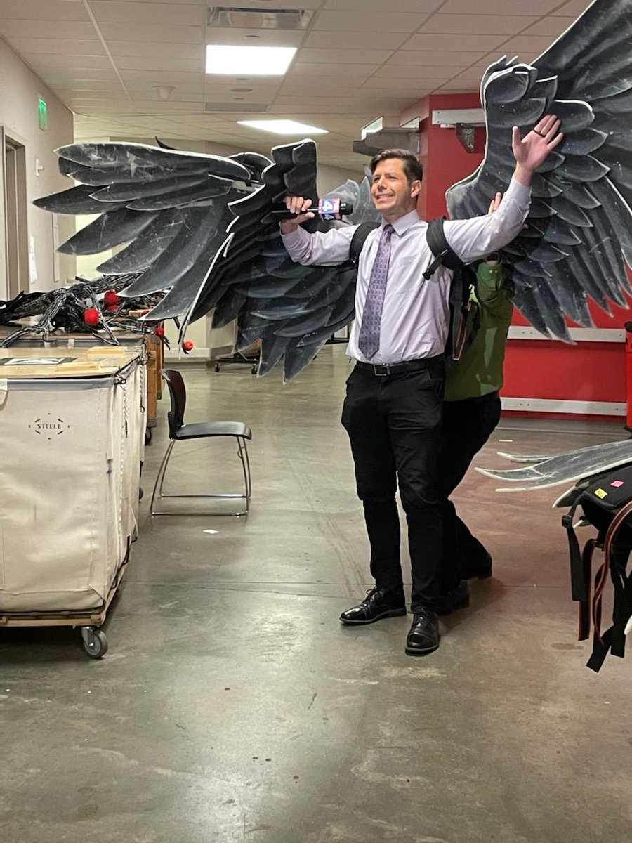 kcballet's tweet photo. Behind-the-scenes @kauffmancenter with @MattWDAF of FOX4 News Kansas City this morning interviewing Artistic Director Devon Carney on "The Wizard of Oz" πͺοΈ
The Wizard of Oz opens tonight and runs through May 22. Tickets: https://t.co/vep3jScGIM
#KCBOz #KCBallet #TheWizardofOz https://t.co/6976b8NCin