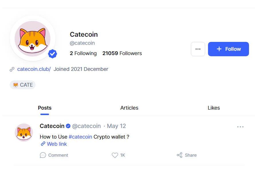catecoin's tweet photo. Follow us on CMC 🐱🚀
#catecoin
https://t.co/UKXjnGRaQq https://t.co/KbGX7F12Nc