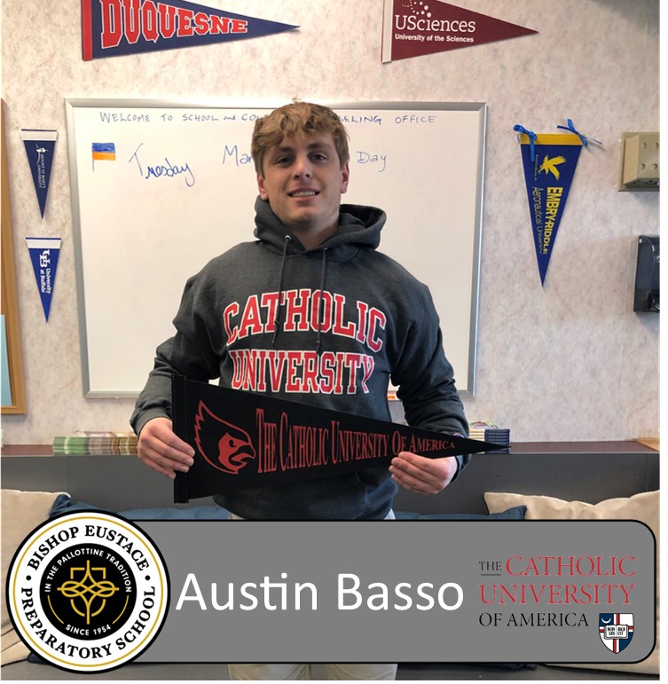 BEPCounseling's tweet photo. Cardinal sighting! The first a few...CONGRATULATIONS to Austin Basso, who will be attending The Catholic University of America next year and playing football for the Cardinals! Go get 'em, Austin
@BishopEustace https://t.co/RuOkwE8XEK