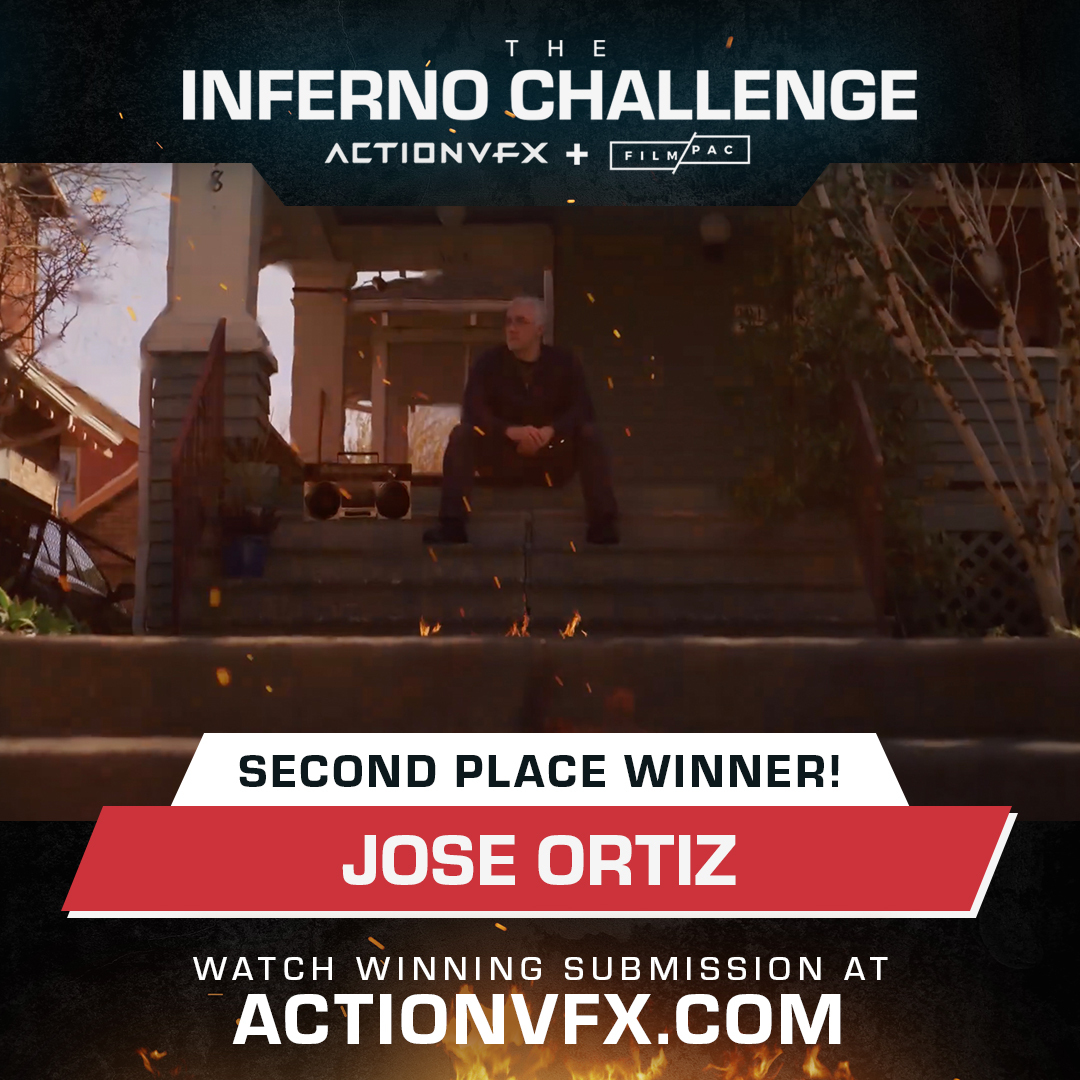ActionVFX's tweet photo. @ActionVFX and #filmpac are happy to announce the winners of The 2022 Inferno Challenge:
-
🥇 : Hrvoje Wächter
🥈 : Jose Ortiz
🥉 : Jonathan Brimson
-
Congrats! To see the winning videos, click below!
https://t.co/WPVoyt36p1
#stockfootage #vfxbreakdowns #vfxguru #vfxeditor https://t.co/x1kTaiurgK