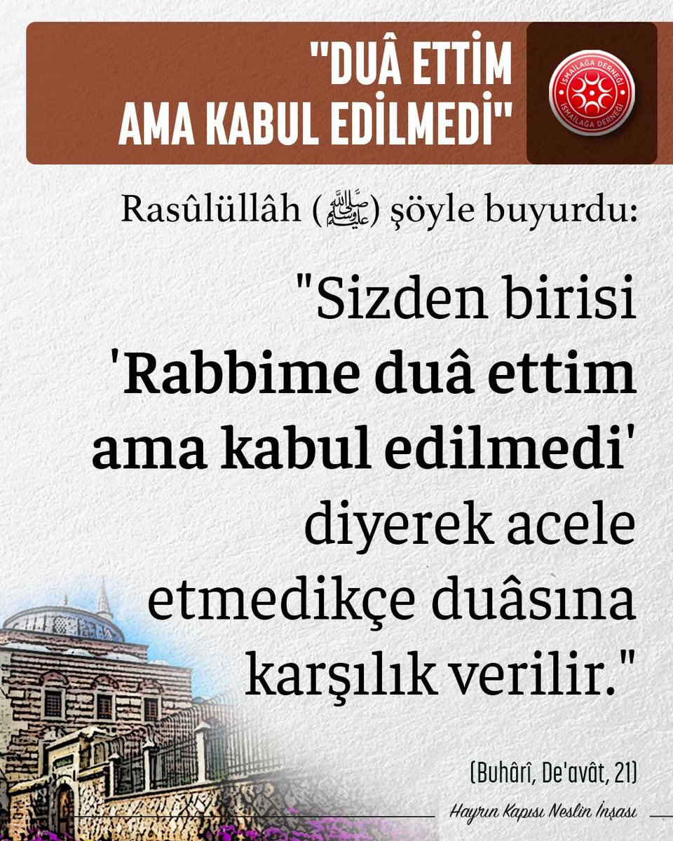 ismailaga_cami's tweet photo. 🌹   "Duâ ettim ama kabul edilmedi.." https://t.co/gGYysQKNwn