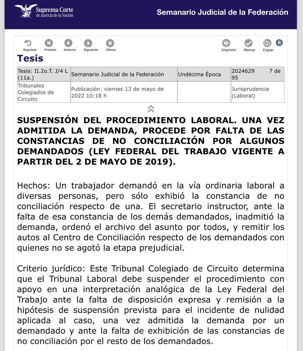 abuelosho's tweet photo. Hoy es #ViernesDeJurisprudencia, y hay bastantes en materia laboral y de seguridad social, muchas muy interesantes, tomen nota 📝 👇🏼 https://t.co/IXhDK0hBwL
