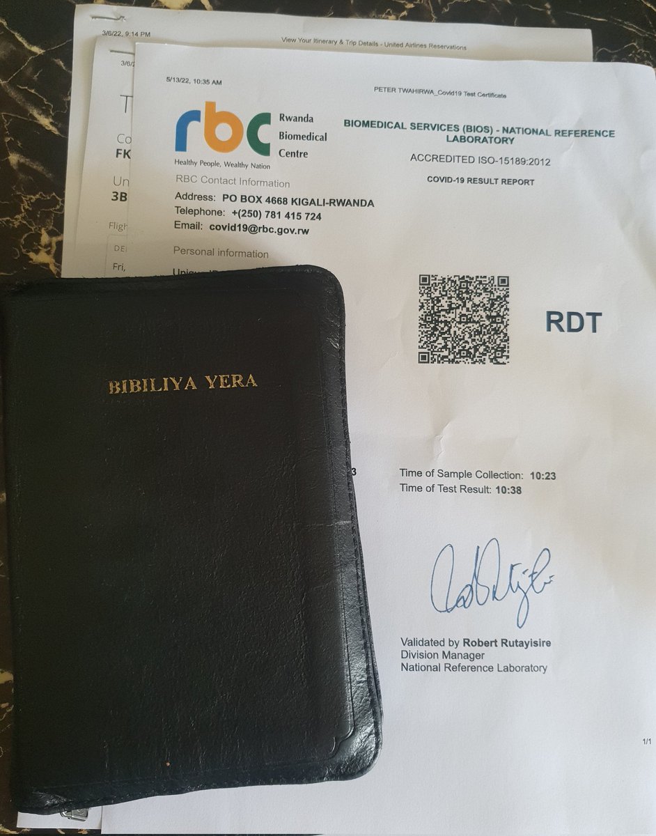 MaureenHirwa's tweet photo. My parents travelling, i decided to check what was in the hand laggage 😉 .. i found the Holy BIBLE 🙏

God be with my Papa &amp; Mama https://t.co/E5mIyojvyE