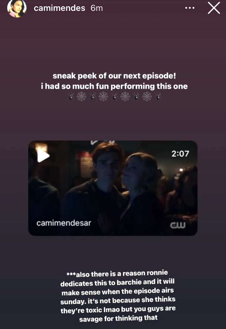 Camila Mendes via IG story 👀👀