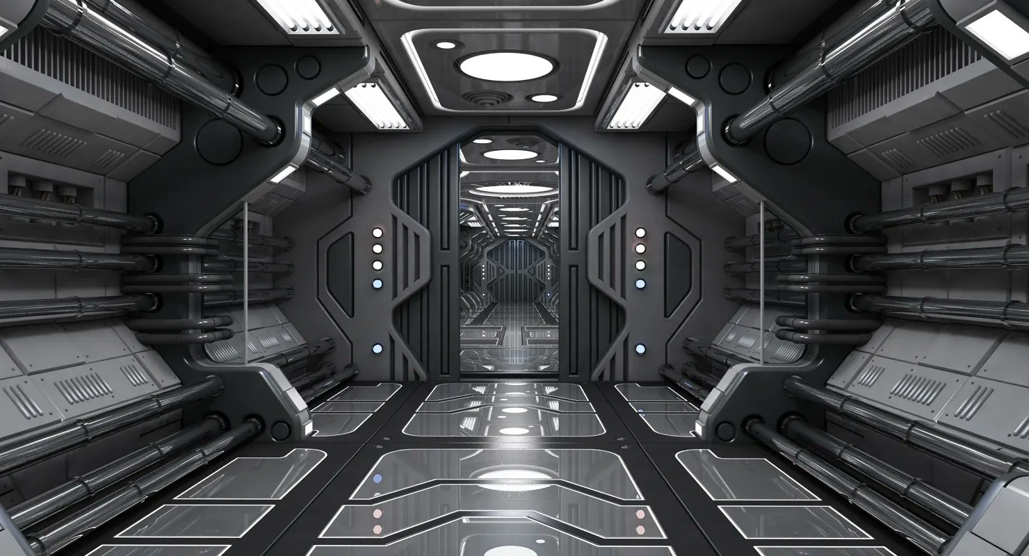 10. Check out this highly detailed Sci Fi Interior by Giimann on FlippedNor...