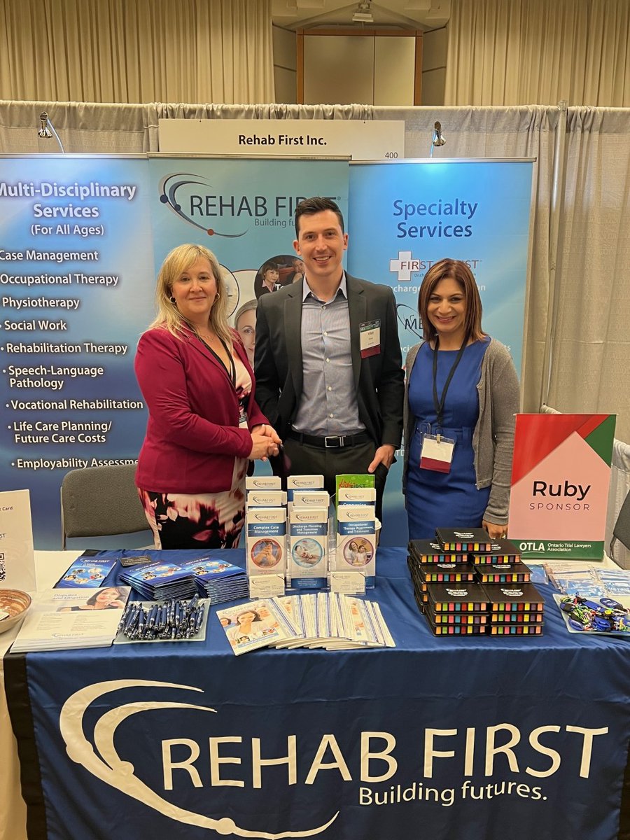 OntarioTLA's tweet photo. RehabFirst is another 2022 Ruby Sponsor. They are located at booth 400 or at https://t.co/XIgxfr8tFm Thank you for your support! #OTLASpringConf https://t.co/vvEGETUJR5