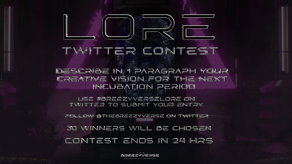 thebreezyverse's tweet photo. TWITTER CONTEST!

We have our vision. What’s yours? 👾🪐

 @chrisbrown @thebreezyverse 

 #nft #breezyseason #thebreezyverse https://t.co/YN01F7DtEE