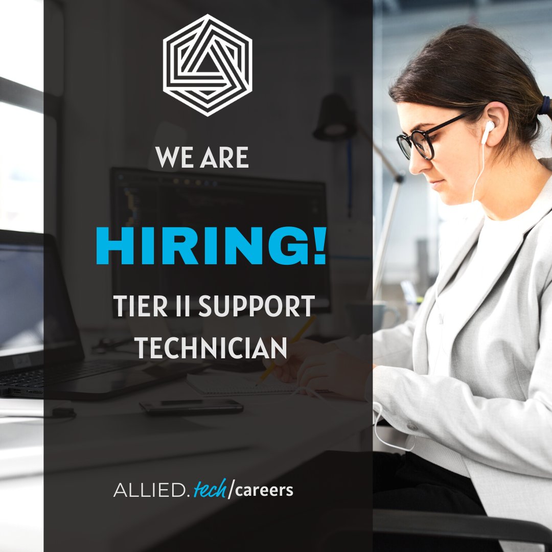 meetALLIED's tweet image. Allied is looking for you. Now hiring!
allied.tech/careers

#jobs #careers #absolutions #applytoday #2022jobs #hiring #allied