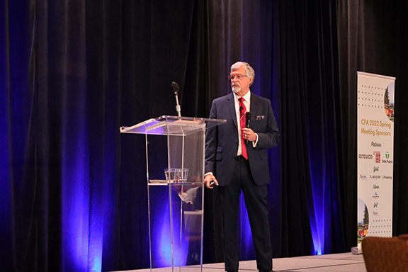 theDecorSurface's tweet photo. The 2022 CPA Spring Meeting hosted two keynote speakers for our members. Brian Beaulieu, CEO and Chief Economist for ITR Economics spoke during the General Session on Monday, Tuesday’s speaker was John McDonald, CEO of Semihandmade and BOXI https://t.co/kQuR0vxUXg https://t.co/VVEdeH3DPt