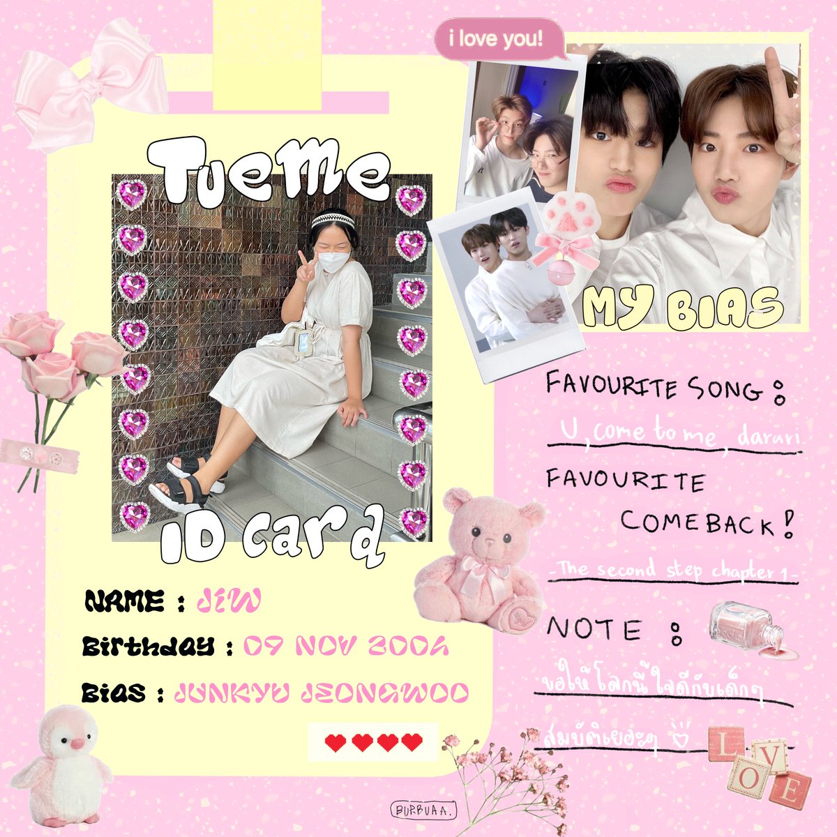 mommy_junkyu's tweet photo. รับบทสาวหวานท่านหนึ่ง~ #idtueme https://t.co/sY7hHvDgzz