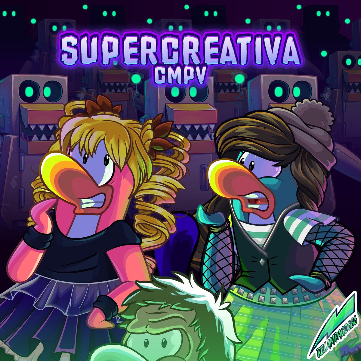 Relampago686CP's tweet photo. Hoje é Sexta Feira 13, e que tal um vídeo para acompanhar o clima de suspense e terror?👻
Supercreativa CPMV está disponível no Youtube no canal "Relampago686"! Confira no link do próximo Tweet.
#FridayThe13th #ClubPenguin #CPFANART #Pinguinando #WaddleOn #Violetta #Supercreativa https://t.co/UwyrEyDjbG