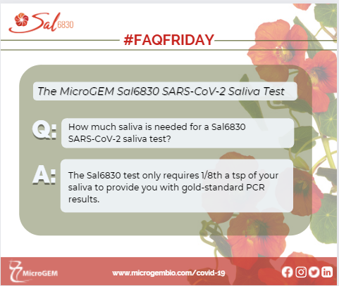MicroGEMbio's tweet photo. Did you know… In your lifetime your mouth makes about 25,000 gallons of saliva. That's enough to fill 2 Olympic swimming pools!
This week's #FAQFriday is all about #saliva https://t.co/iYqxMVzhsF
#covidpcrtest#covidtesting #fdaauthorized #covid_19 #covidpcrtesting#microgem https://t.co/LlwGSLbcbu
