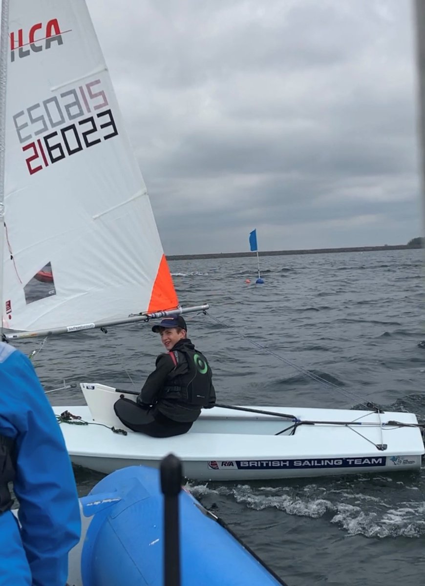 solschsailing's tweet photo. Huge congrats to Solsch sailor Freddie: #1 U16 in teh ILCA4 class after victory at the ETs! @solsch1560 @SolihullSport https://t.co/MIVLm6CMah