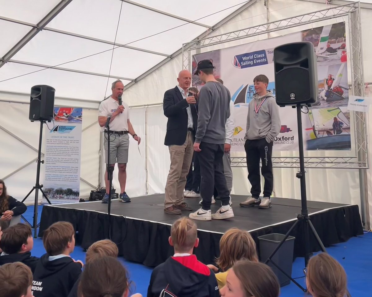 Huge congrats to Solsch sailor Freddie: #1 U16 in teh ILCA4 class after victory at the ETs! <a href="/solsch1560/">Solihull School</a> <a href="/SolihullSport/">Solihull Sport</a>