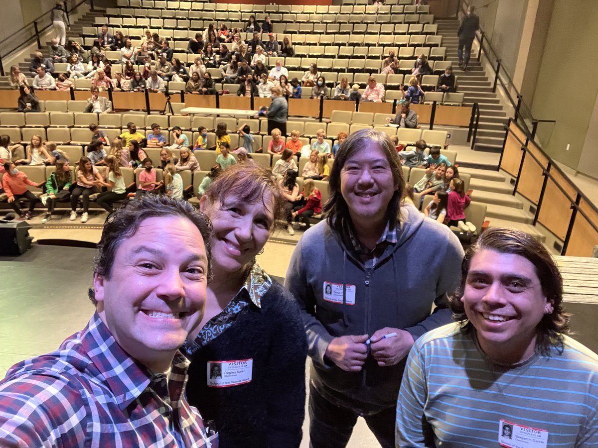 BATSimprov's tweet photo. Improv @ Work!!
Corey, Regina, Derek and Benny leading a workshop at Schools of the Sacred Heart in San Francisco today after a six week training with the fourth grade classes. So fun!

#improv #youthimprov #appliedimprov #sanfrancisco #bayarea #theatre #creativity #artsprogram https://t.co/KU0Xk1b1Zs