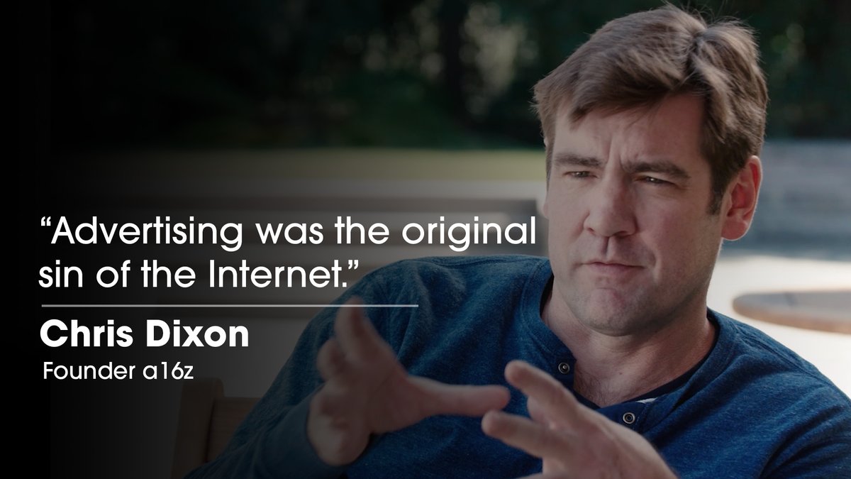 d3_network's tweet image. Selling information, bad incentives, eroded trust. Did advertising ruin the Internet? 

Watch our full interview with a16z’s Chris Dixon: youtu.be/iyCDVAWC_rM

@cdixon @LaurieSegall