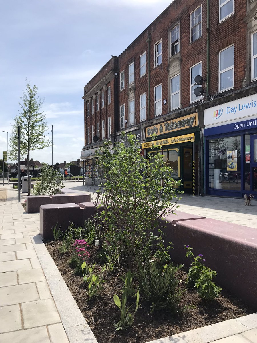 lucyempson's tweet photo. What a great celebration with the Meaders today opening our new Arnside public realm. Lovely to see the new trees, raingardens,  artworks and sunshine @BristolCouncil @landscapecareer @talklandscape @LI_SouthWest @SouthmeadDT @BrendaMassey1 @helenhbristol @KyeDudd https://t.co/Yxr0NqGZcd