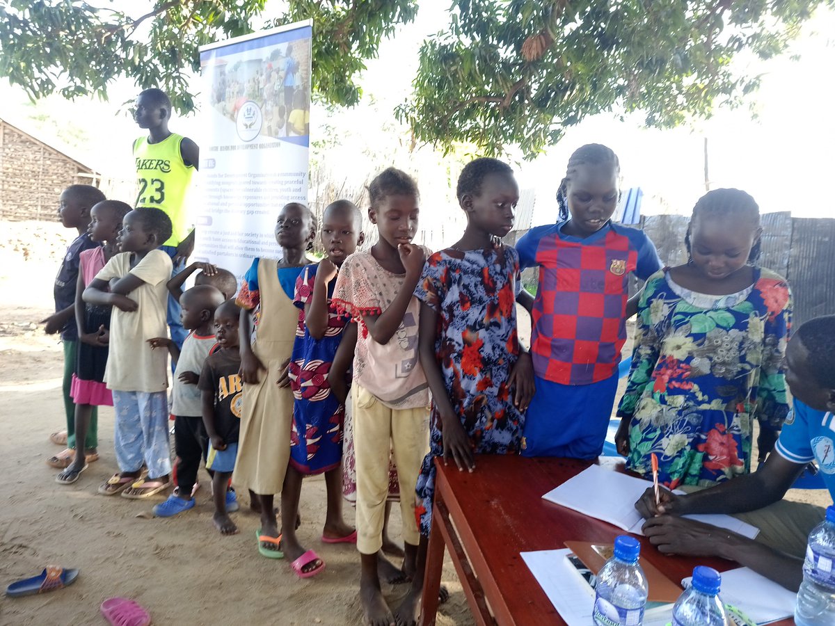yhdo_org's tweet photo. Today we had an interesting registration excercise in Gudele Children Centre for the new children joining the space. As part of the Education in Emergency for Vulnerable Children program we are committed in promoting equal and inclusive education  for every child. https://t.co/BZn6pDHINi