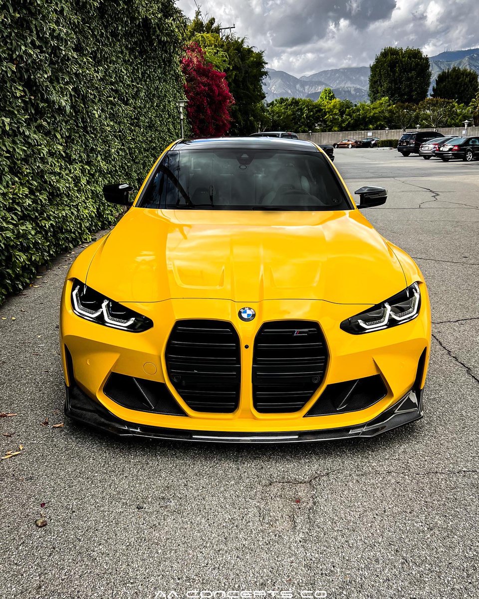 eternamotorwork's tweet photo. Transform your G80 or G82 with our newest Carbon Fiber Front Lip option! If you’re looking for something that’s aggressive and sleek at the same time, then this is the lip for you!
#bmw #bimmer #beamer #g80 #g82 #aaconceptsco #carbonfiber #frontlip #canards #yellowwrap #g8x https://t.co/55ETAFQzuo