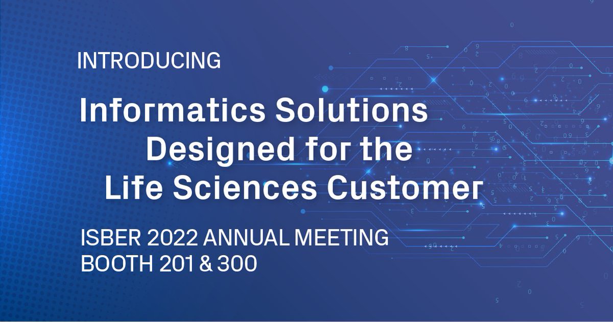 AzentaSciences's tweet image. Easily and efficiently access valuable information with the latest version of Azenta’s #Informatics solutions, debuting at the @ISBER_ORG 2022 Annual Meeting. Visit booth 201 &amp;amp; 300 for a demo of this powerful #SampleProcessing solution: hubs.ly/Q01bf3gl0 

#ISBER2022