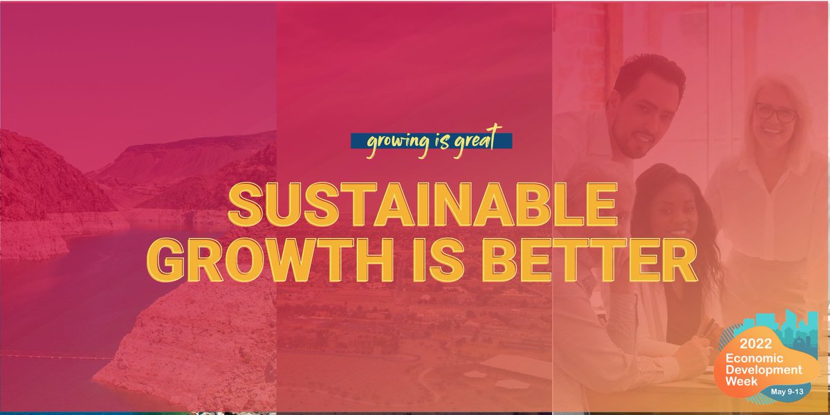 LVGEA's tweet image. Diversifying the region’s economy is not without its challenges, namely water, land, and talent. #LVGEA is looking at how we as a community can overcome these challenges to create a sustainable economy for years to come. Let&apos;s accomplish this goal together! #EconDevWeek22