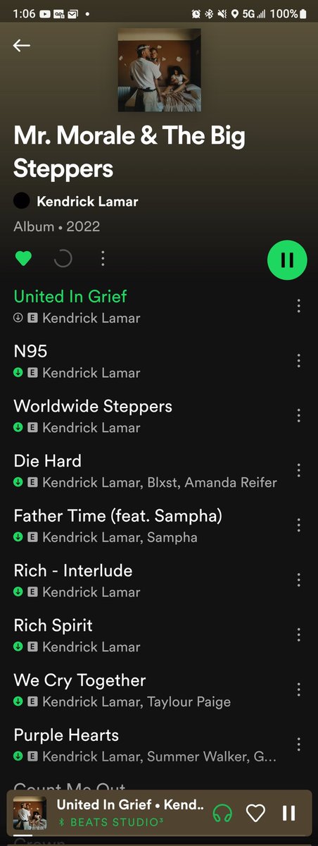 Pouchon504's tweet photo. I'm listening to this album all day, no all week, no all month long, I'm going to listen to this album until me and every tracks are synch into one.
#KendrickLamar #KodakBlack #NewKendrick #NewMusicFriday https://t.co/CVeZnOGiCI
