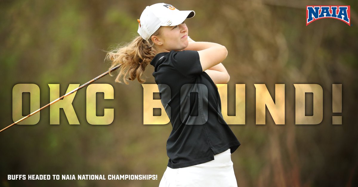 MilliganBuffs's tweet photo. 🏌️‍♀️OKC BOUND!

No. 11 Women's Golf has earned an at-large bid to the NAIA National Championships in Oklahoma City on May 24-27! It's the Buffs' seventh national appearance in the 12-year history of the program! #BuffStrong🦬 @MilliganGolf 

📝https://t.co/IZjeWkeHXT https://t.co/UYZHzVMUK0