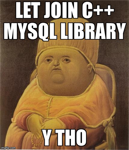 overflow_meme's tweet image. Let Join C++ MYSQL library stackoverflow.com/questions/7222… #cpp #mysqlconnector #mysql