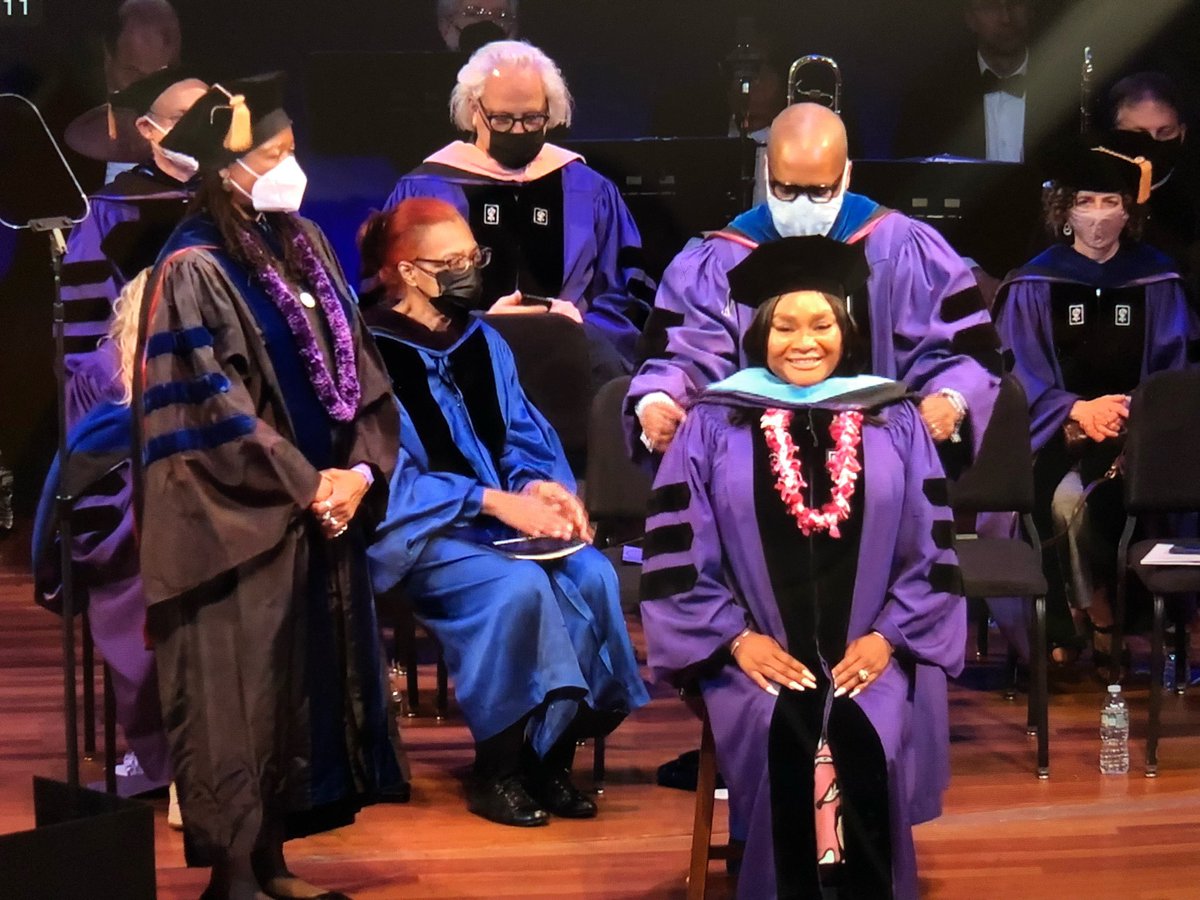 Y’all, I’m really a whole Doctor of Education! #BlackWomanDoctor #DoctorOfEducation #BlackGirlMagic #finished #NYUSteinhardt22 @nyusteinhardt 

Hooded by my advisor extraordinaire, <a href="/NoelAnderson45/">NoelAndersonPh.D</a>