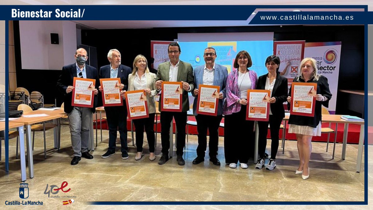 ✅ El @gobjccm apela a la solidaridad de la ciudadanía castellanomanchega con las personas más vulnerables a través de la contribución tributaria del #IRPF 👉 Presentación de la campaña informativa ‘X Solidaria’ ℹ️ castillalamancha.es/node/344763 #CLM #BienestarSocial