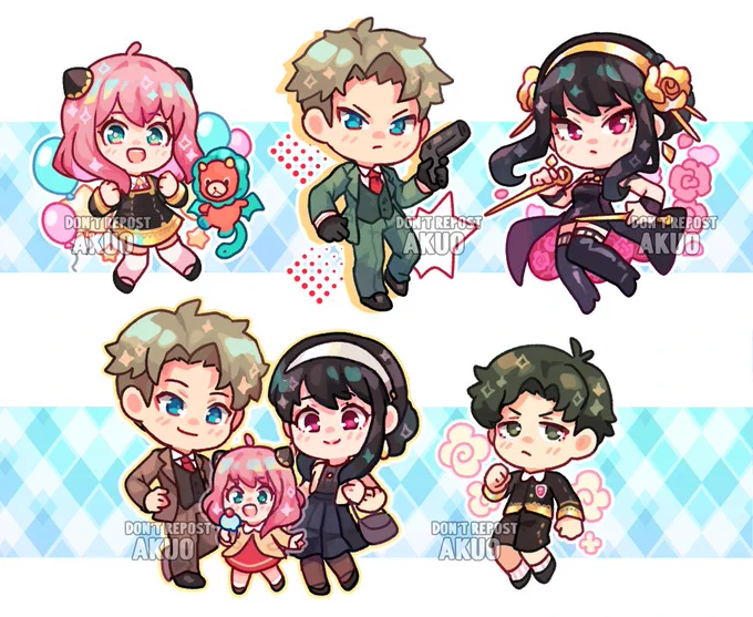 Spy x family chibi set collection
I hope you like it ♥ 