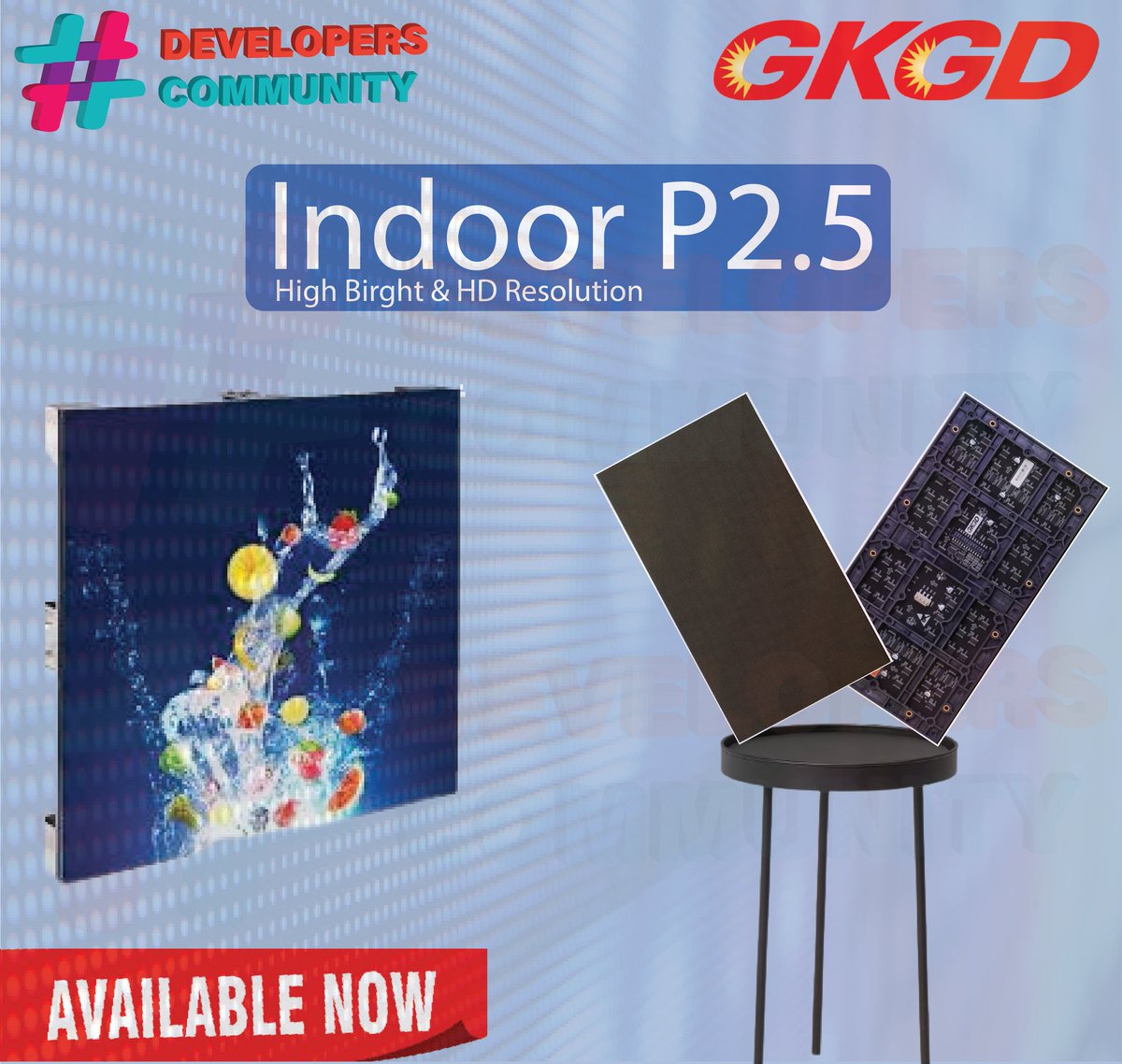 Hashcommuity11's tweet photo. Promotion Campaign
GKGD Promotion in Pakistan

GKGD LED Module Indoor P2.5
High Bright &amp; Long Term Usage
GKGD LED SMD Modules Dealer in Pakistan
>>24/7 SERVICE AVAILABLE
>>WhatsApp for any query 
#GKGD
#promotioncampaign
#GKGDpromotion
GKGD Wholesaler in Pakistan
0312 5871179 https://t.co/MkfyDkiqhd