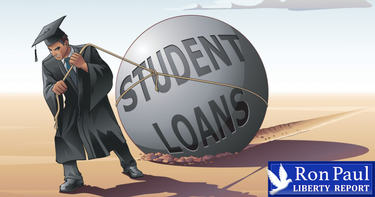 RonPaul's tweet photo. The Student Loan Crisis: Yet Another Government-Created Problem

Watch today's Liberty Report on:
YouTube: https://t.co/iIaZW2scP6
Odysee: https://t.co/RX2tQSkwOw
Rumble: https://t.co/RNDRP5EhFP https://t.co/dWyGFeUBk2