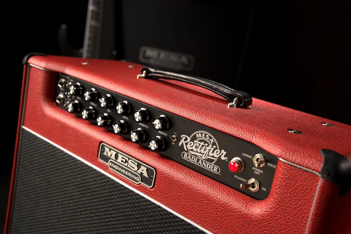 The Badlander 50 adds a unique sonic profile to our Rectifier Series of amplifiers that is aggressive sounding, with an inviting, effortless feel. Its Clean, Crunch &amp; Crush modes provide the gain &amp; voicing well suited for many musical genres. 

#MesaBoogie #Badlander50
