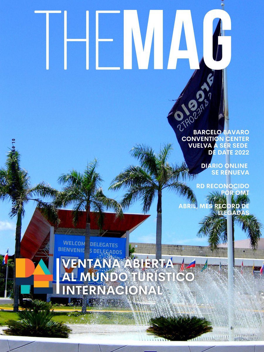 PCBONLINE's tweet photo. 📍Ya disponible THEMAG Edición especial #DATE2022 con todo lo que tienes que saber sobre el gran encuentro del sector #turismo de #RepublicaDominicana👉 https://t.co/IWnFZ5k1pJ vía @PCANABAVAROMAG gracias a @AsonahoresRD @AMResorts_Corp @IBEROSTAR @BestInProGroup @BanreservasRD https://t.co/1ralYsefq7
