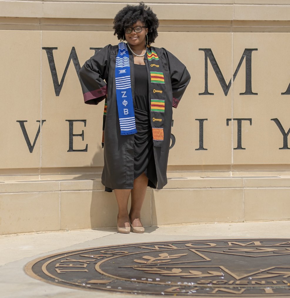 “Don’t rush the process, good things take time.”

I know I’ve been here a minute but I’ve also been on the Dean’s and Chancellor’s list a few times, and worked hard within Zeta. Today, It’s all paying off. 

B.S in Child Development 
May 13th, 2022 

Thank you God, mom and dad 😌