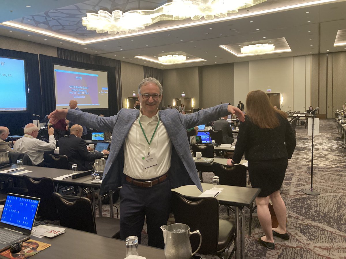rubenstein_jn's tweet photo. Repping the AUA at the AMA CPT meeting with my awesome AUA team… who apparently all are in New Orleans instead. Oh, well. Team photo will be better next meeting. #AUA2022 https://t.co/iOKiHVwJse