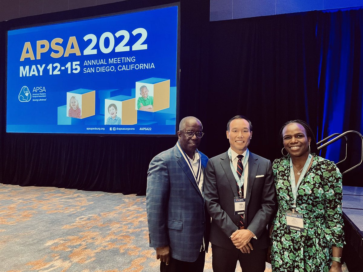 Yesterday at #apsa2022 was special—I had the opportunity to meet two heroes in pediatric surgery. Thank you for your encouragement, leadership, and all you’ve done for children 🤩🙌!!#pedsurgbestsurg #savinglifetimes