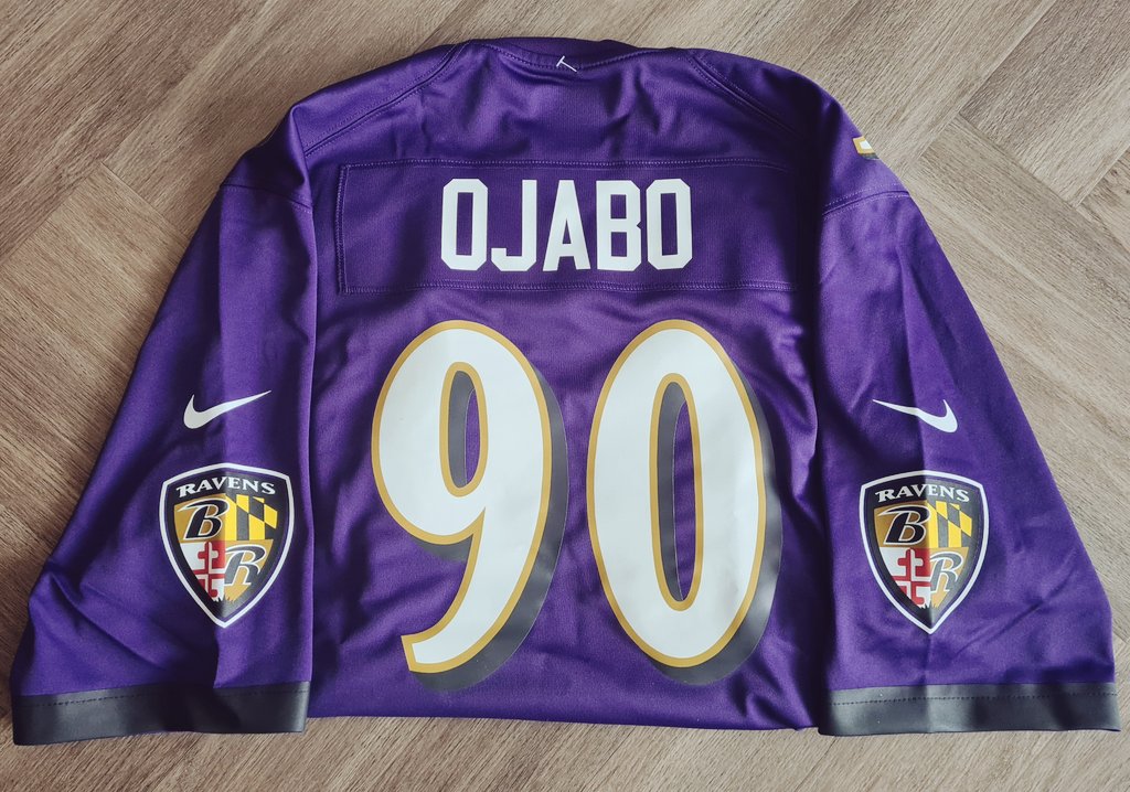 GIVEAWAY!!

To celebrate David Ojabo being picked by the #RavensFlock we're giving you a chance to win this L size official jersey

For a chance to win, by 6pm BST on Sun 15 May:

- Follow us &amp; RT this
- Reply &amp; tell us which US College David played for

1 winner picked at random