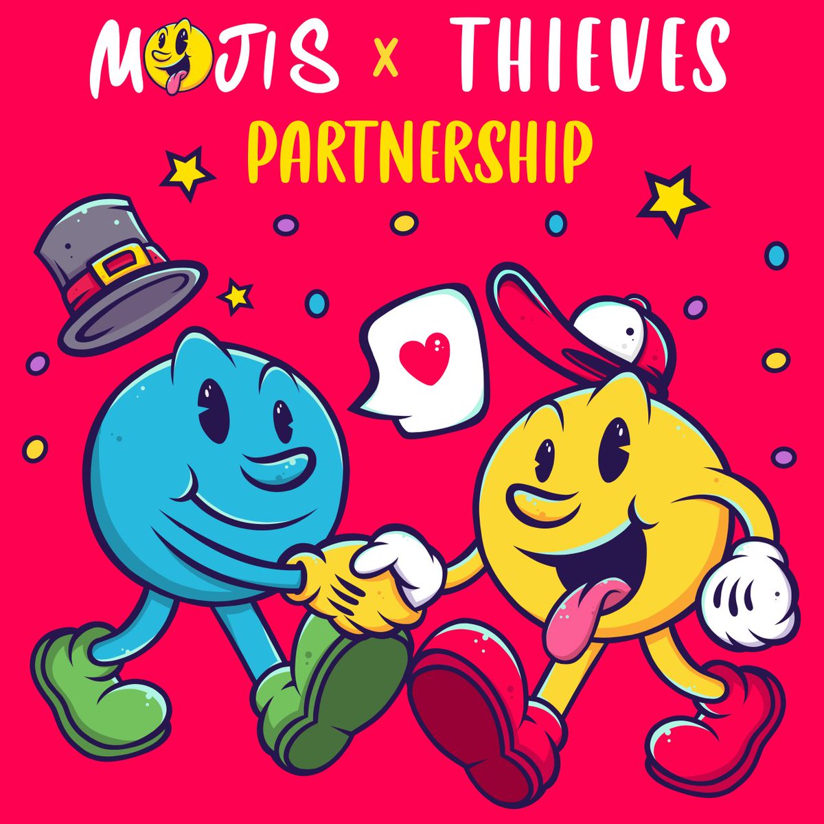 😜Mojis x Thieves💰

We are Giving Away 5 WL from the 
@ThievesNFTs

To 5 Lucky Followers Goodluck!
- RT + Like
- Follow @Mojis_NFT + @ThievesNFTs 
- Tag 3 Friends

Ends in 24 Hours!

#NFTGiveaway #Whitelist #NFTCommunity #NFTs